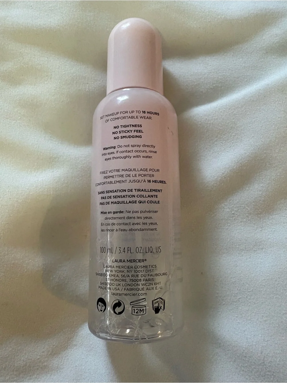Laura Mercier Translucent Pure Setting Spray 16 hour